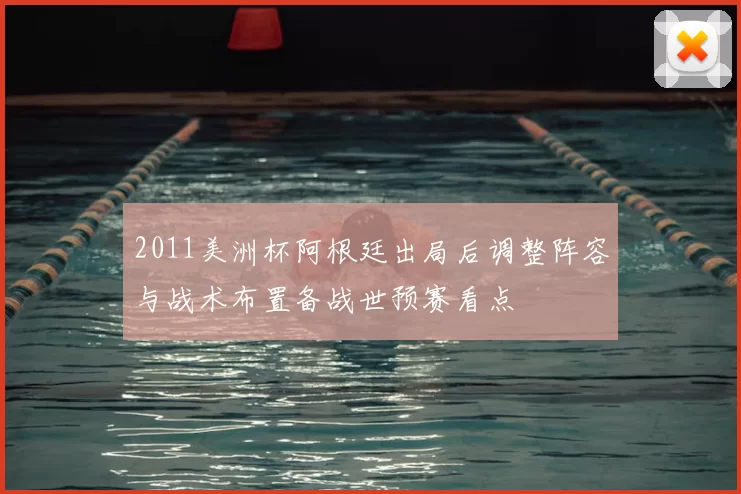 2011美洲杯阿根廷出局后调整阵容与战术布置备战世预赛看点